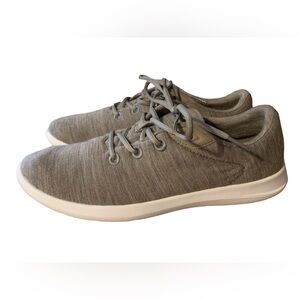 Merino’s Lace Ups in Sand Taupe tan color women’s size 11 sneakers shoes